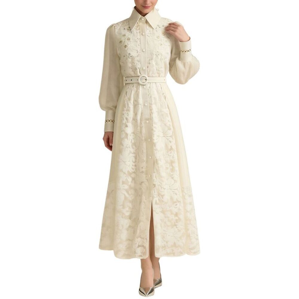 Vincent Womens  Midi Dress